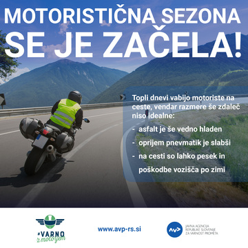 Simbolna slika_začetek motoristične sezone