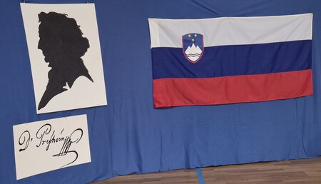 Scena na prireditvi v Otroškem vrtcu Metlika