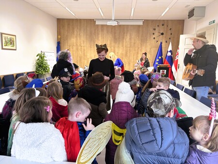 Maškare iz Otroškega vrtca Metlika