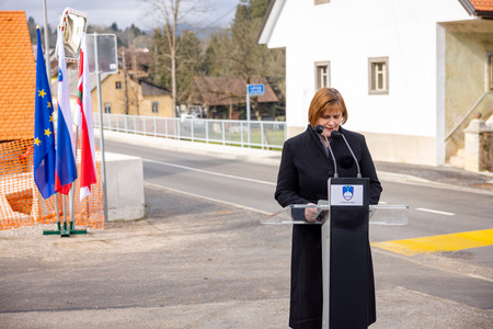 Govor županje Martine Legan Janžekovič - Uradna predaja mostu v Gradacu