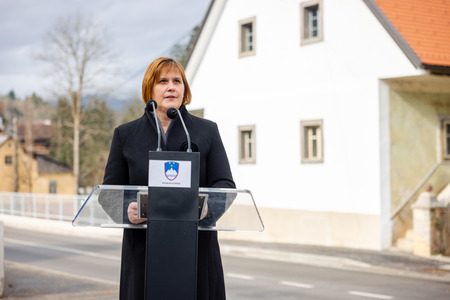 Govor županje Martine Legan Janžekovič - Uradna predaja mostu v Gradacu