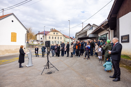 Govor županje Martine Legan Janžekovič - Uradna predaja mostu v Gradacu