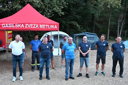 Mladi gasilci znova na tradicionalnem taboru ob Kolpi