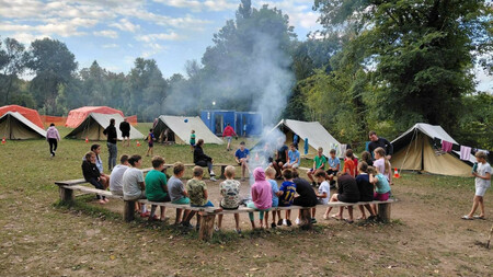Mladi gasilci znova na tradicionalnem taboru ob Kolpi